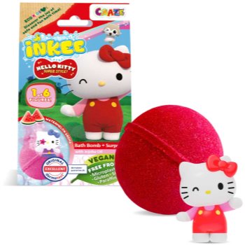 Craze INKEE Hello Kitty bile efervescente pentru baie cu figurină - imagine 2